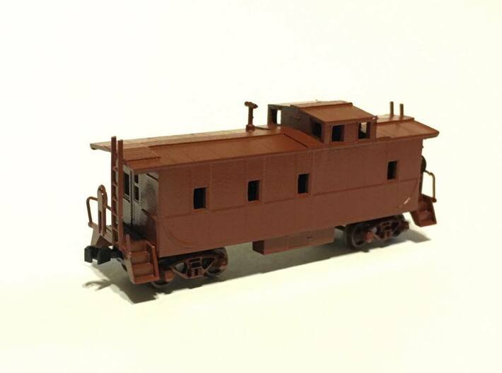Southern Pacific C-40-3 Caboose as built N Scale 3d printed finished model