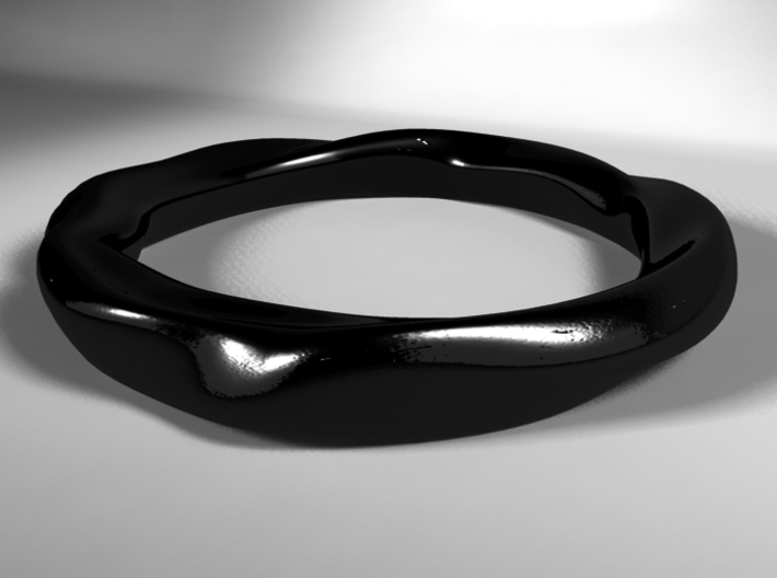 Wave Bangle 3d printed 