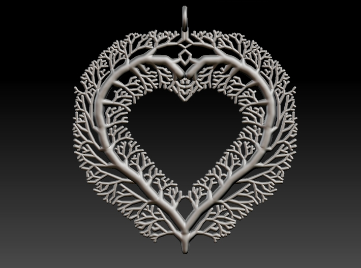 Heart Of The Forest 3d printed Render from modelling software.