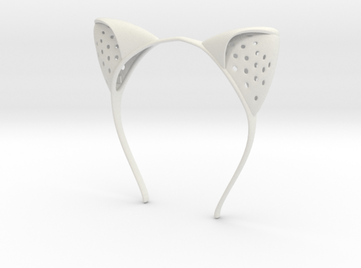 Anouk Wipprecht #ElectronicKittyEars headset 3d printed 