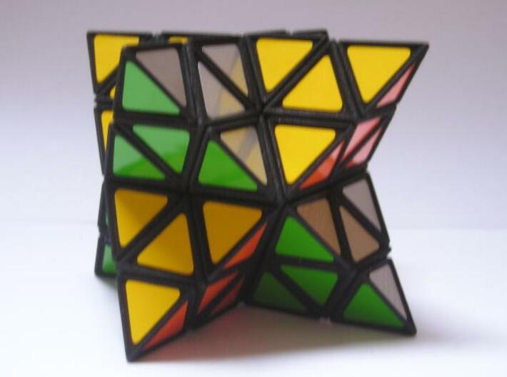 Tetrahedral Twins 3d printed Solved