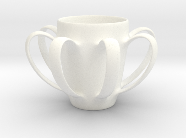 Coffee mug #4 XL - Many Handles 3d printed