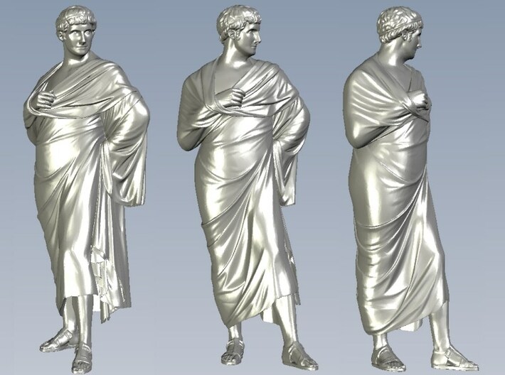 1/15 scale Roman senator 1st Century BC figure 3d printed 