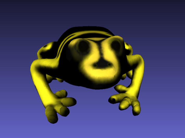 Bumblebee Poison Dart Frog 3d printed