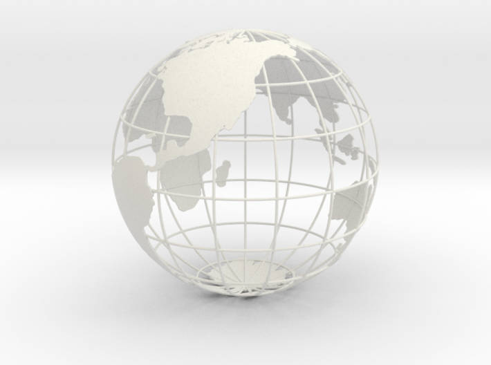 Reversed Globe 3d printed