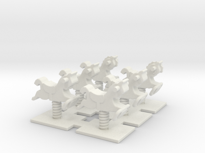 Playground Spring 01. HO Scale (1:87) 3d printed
