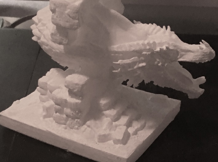 Dragon 3d printed 