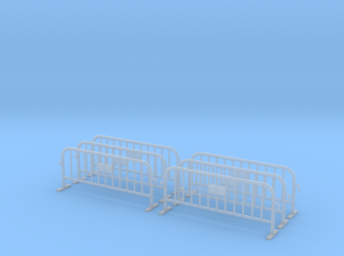 6x PACK 1:50 Small construction fence / Bauzaun 3d printed
