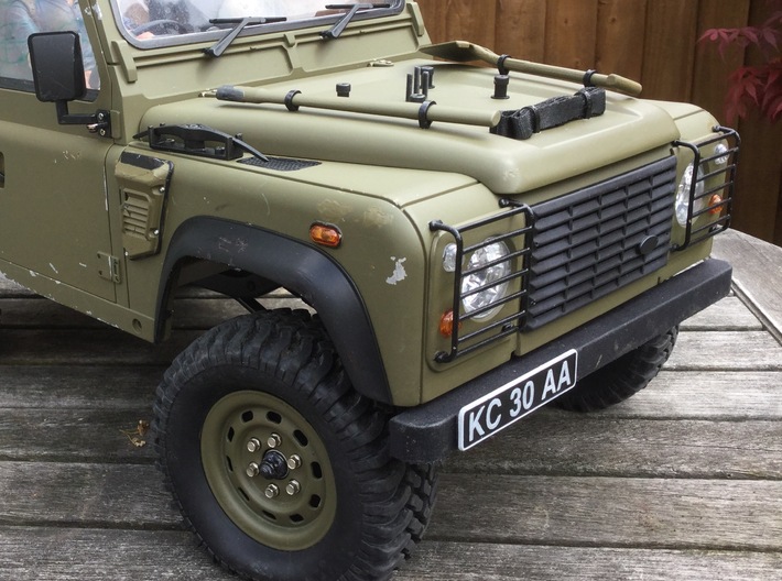 Raffee Land Rover Front Body Mount (SCX10) 3d printed 