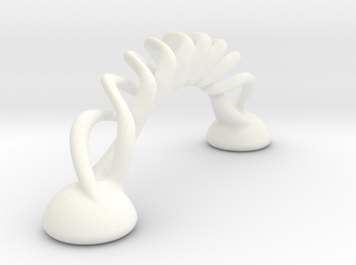 Curved Triple Helix 3d printed