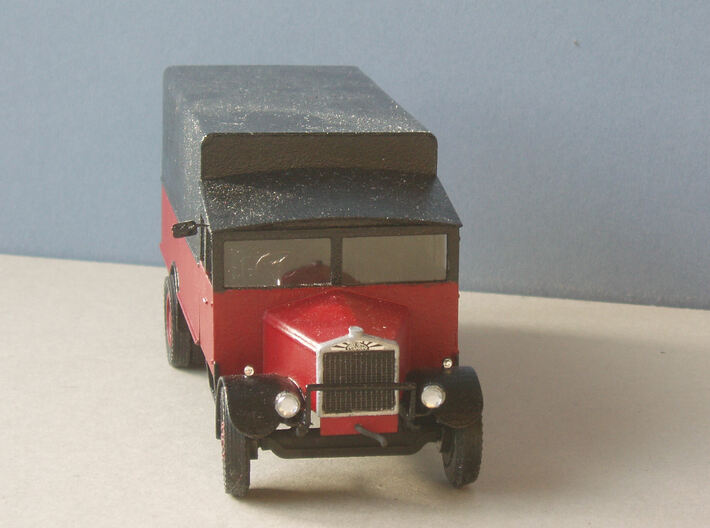 1:43 Albion 5ton L.M.S Parcels Van 1930s 3d printed