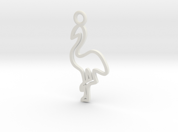 Flamingo Charm! 3d printed