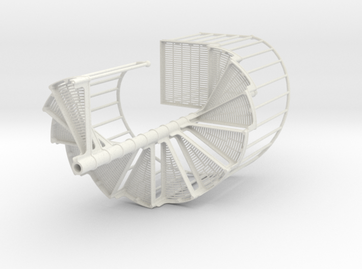 Industrial Spiral Staircase (Clockwise) 3d printed