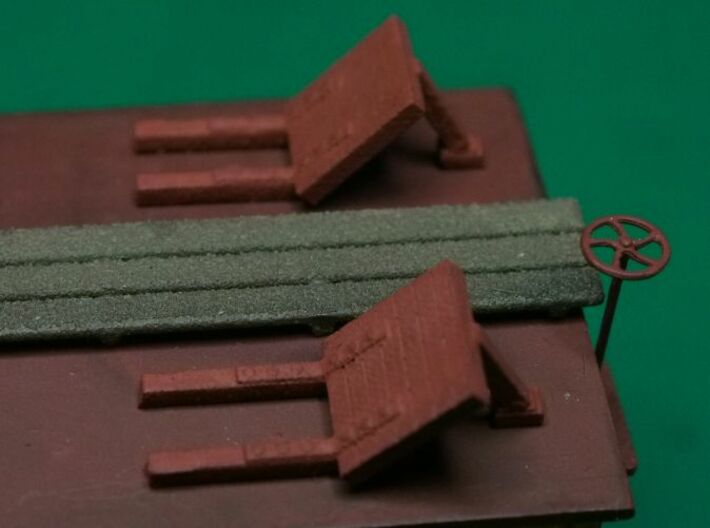 HO scale Reefer Hatches (open) x4 3d printed