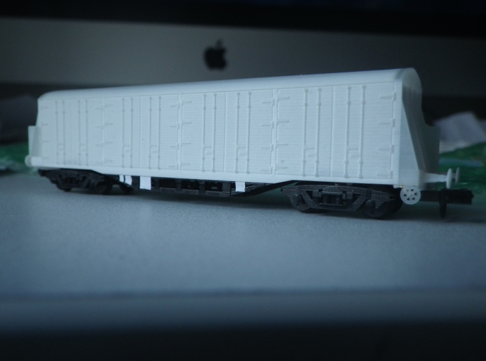 UKF Van Underframe 3d printed Van body NOT INCLUDED, bogies and brake handwheel sold separately