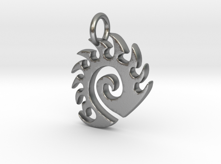 Zerg Charm 3d printed