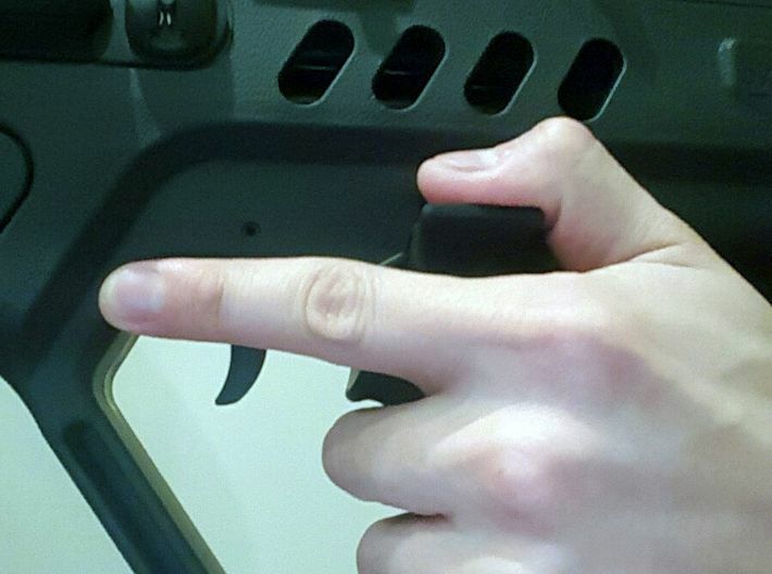 Tavor Thumb Rest Safety - Left-handed 3d printed 