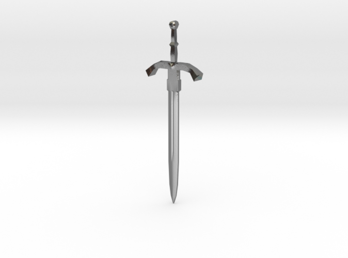 Sword Pendant 3d printed