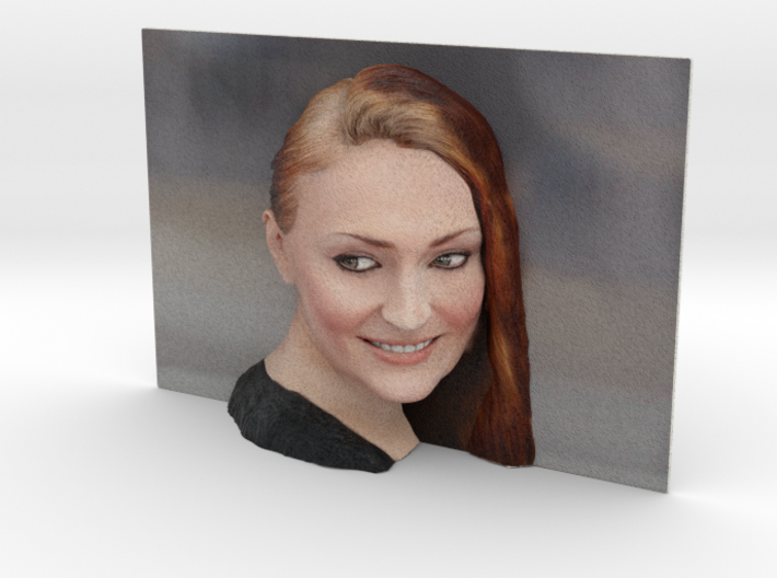 3D Photo of Sophie Turner ready for 3d print 3d printed
