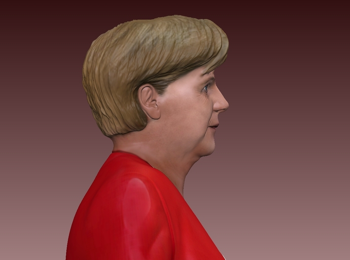 Angela Merkel 3D Model ready for 3d print 3d printed 