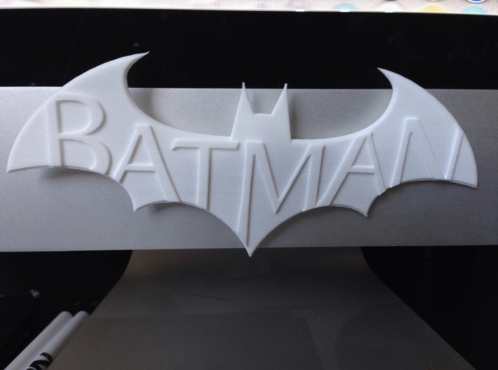 Batman Arkham Name Plate 3d printed 