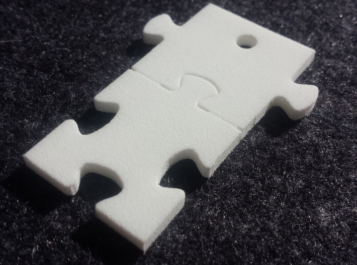 Puzzled! Pieces Charm (Small) 3d printed Puzzled!