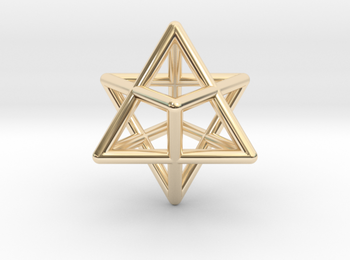 Merkaba Star Tetrahedron Pendant 3d printed