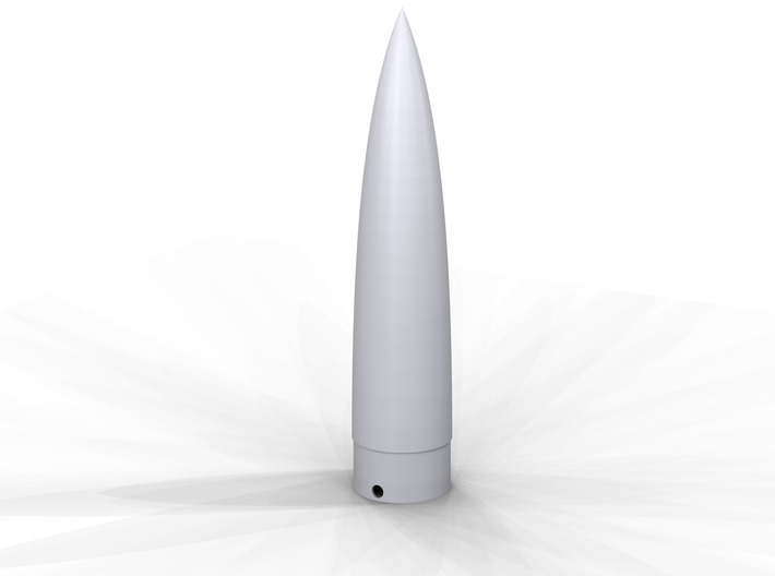 Classic estes-style nose cone PNC-50Y replacement 3d printed 