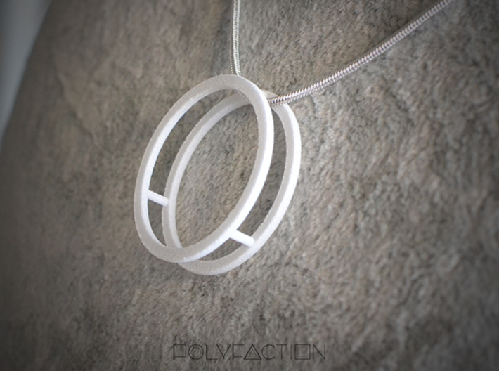 Wire ::: Circle Pendant ::: v.01 3d printed