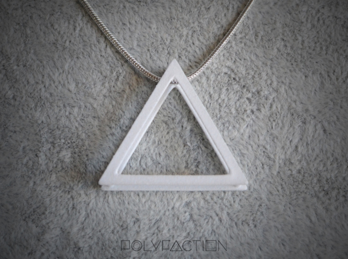 Wire ::: Triangle Pendant ::: v.01 3d printed 
