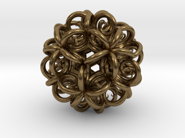 Spiral Fractal Clew 3d printed