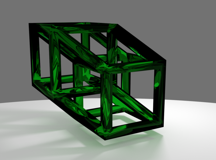 Hypercube 3d printed 