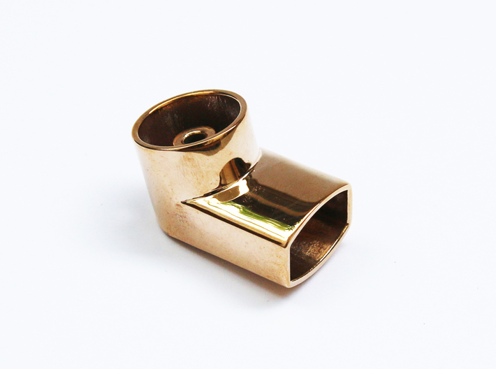 Jewelry-Inhaler Bronze 3d printed