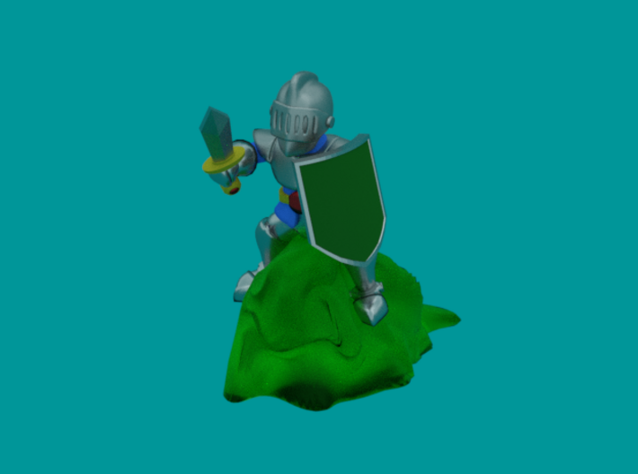 Sir Gerrik, Gnome Paladin, Champion of Slime 3d printed 