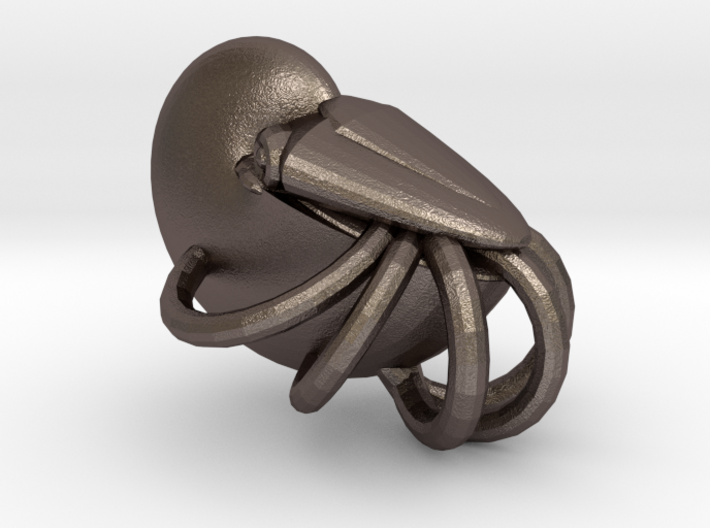 Nautilus Pendant Small 3d printed