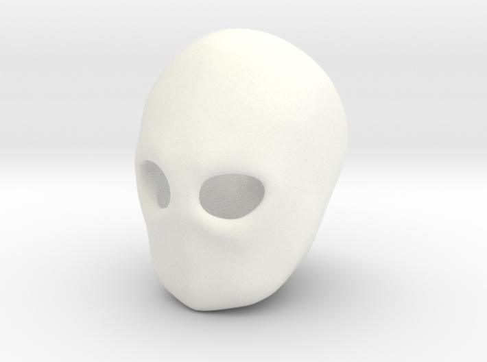 &quot;Blank Face&quot; BJD head sculpting aid MSD size FRONT 3d printed