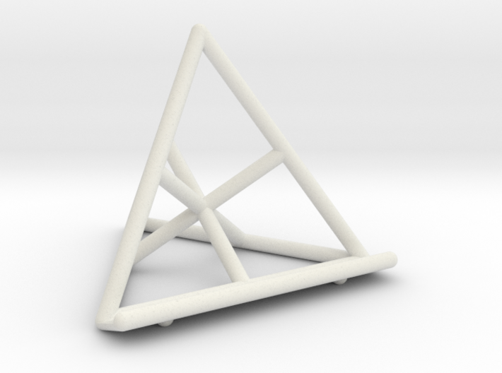 Tetrahedral Tablet Stand 3d printed