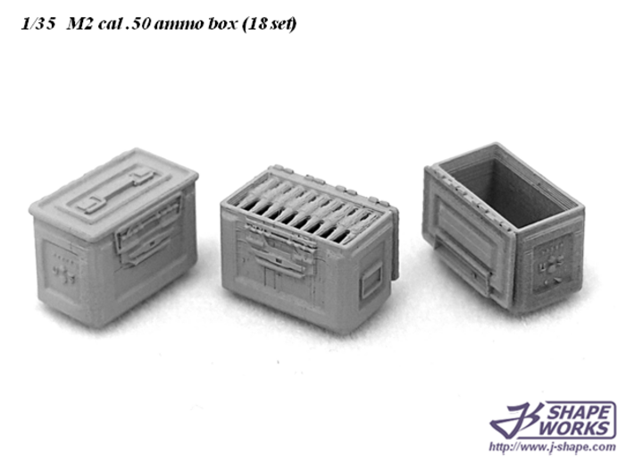 1/18+ M2 cal.50 Ammo Box (9 set) 3d printed 