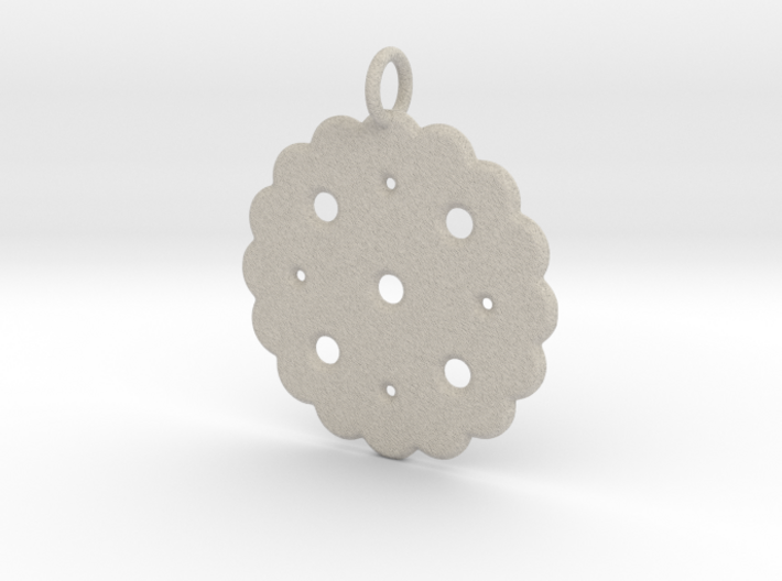 Cute Cookie Pendant Charm 3d printed