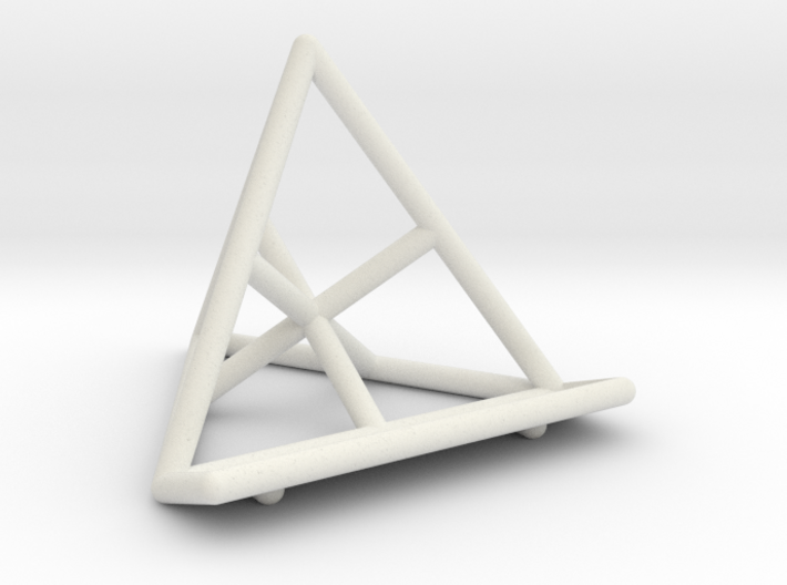 Tetrahedral Business Card Holder 3d printed
