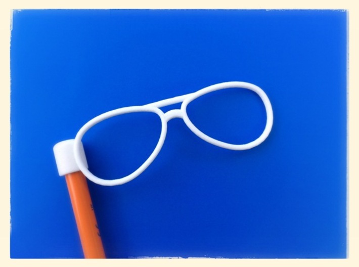 Glasses Penciltop: The Flyer 3d printed