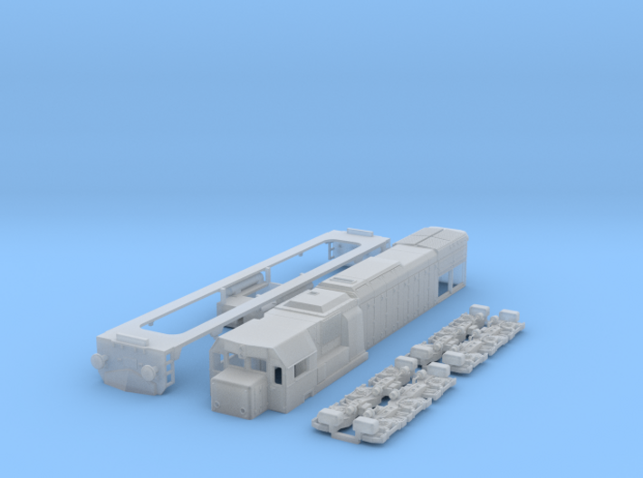 N scale GT22hcw or JZ-645 / HZ2044 locomotive 3d printed