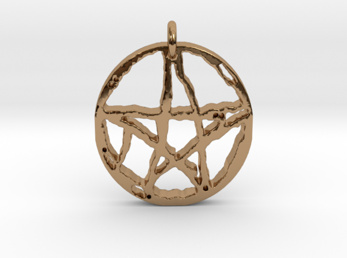 Rugged Pentacle 1 by Gabrielle 3d printed