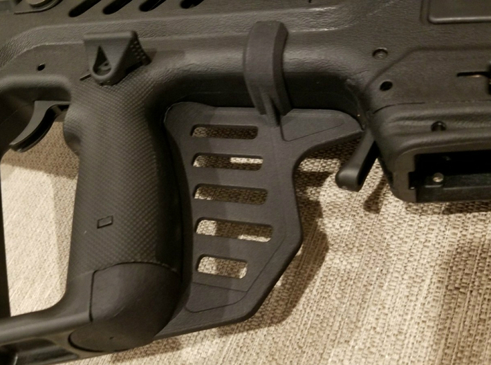 Tavor SAR Shark Fin + Brace - Left-handed 3d printed 