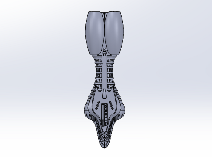 Last Exile. Disith Warship 3d printed 
