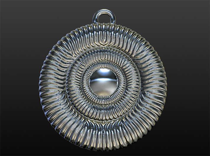 Hypnotizing Pendant (size L) 3d printed software rendering