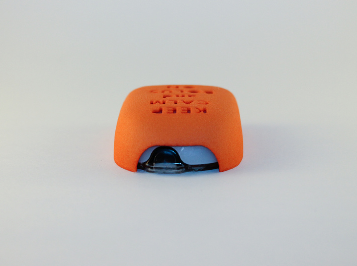 Keep Calm and Bolus On - Omnipod Pod Cover 3d printed 