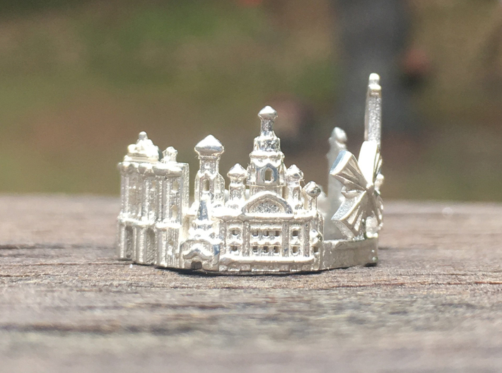 Sankt Petersburg Skyline - Cityscape Ring 3d printed