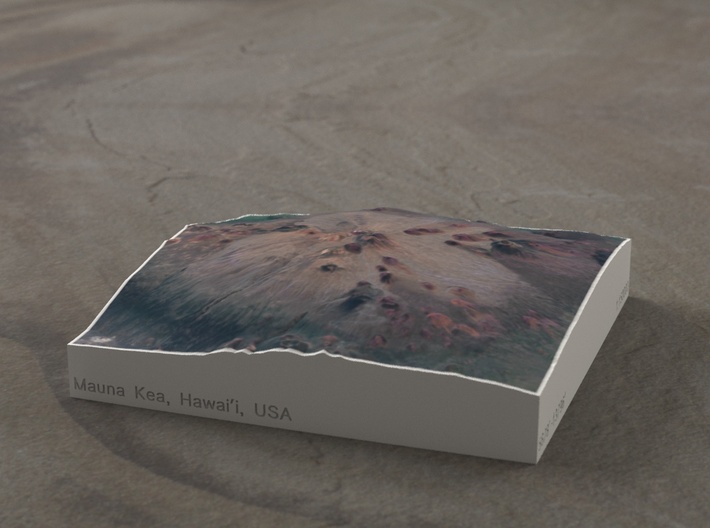 Mauna Kea, Hawai'i, USA, 1:150000 Explorer 3d printed