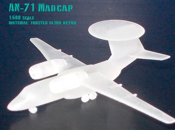 Antonov An-71 Madcap 3d printed 